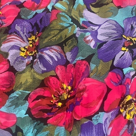 EUC Vintage Alia Floral Tropical Coat - Picture 14 of 15